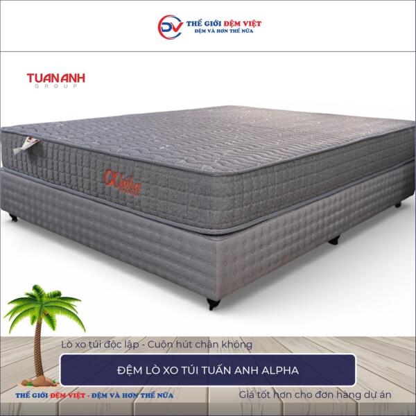 Đệm lò xo túi cuộn Tuấn Anh Alpha 3